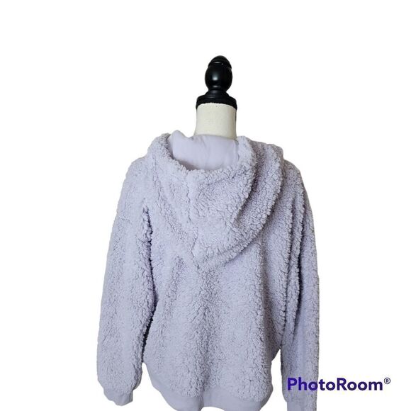 Z by Zella Teddy Bear Hoodie with Kangaroo Pocket. Size L. - Picture 5 of 9